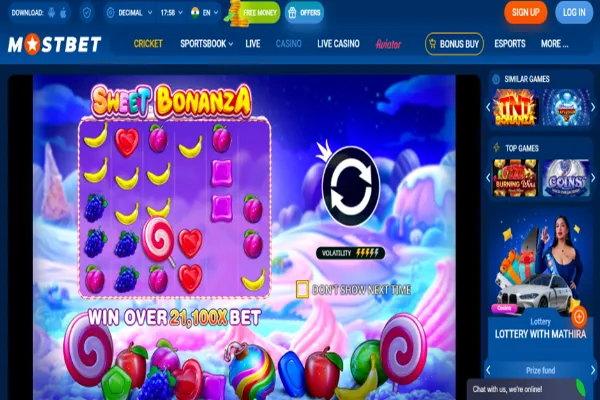 mostbet Sweet Bonanza